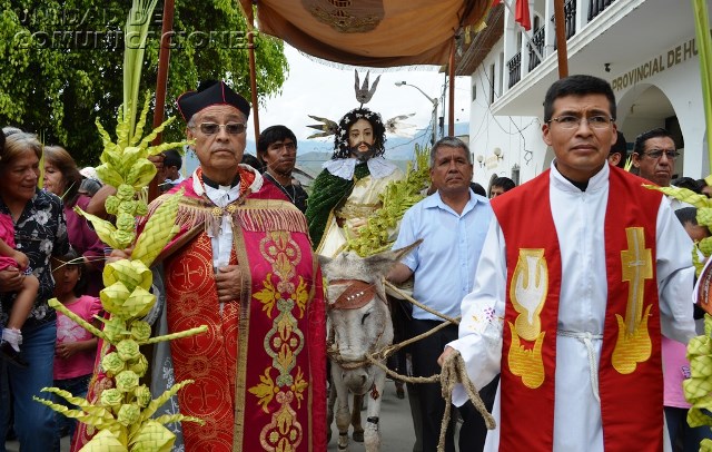Con la celebración del Domingo de Ramos se inició la Semana Santa en Caraz