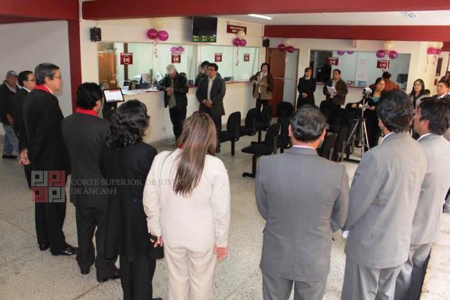 Inauguran nueva infraestructura de mesa única de partes de Corte de Áncash