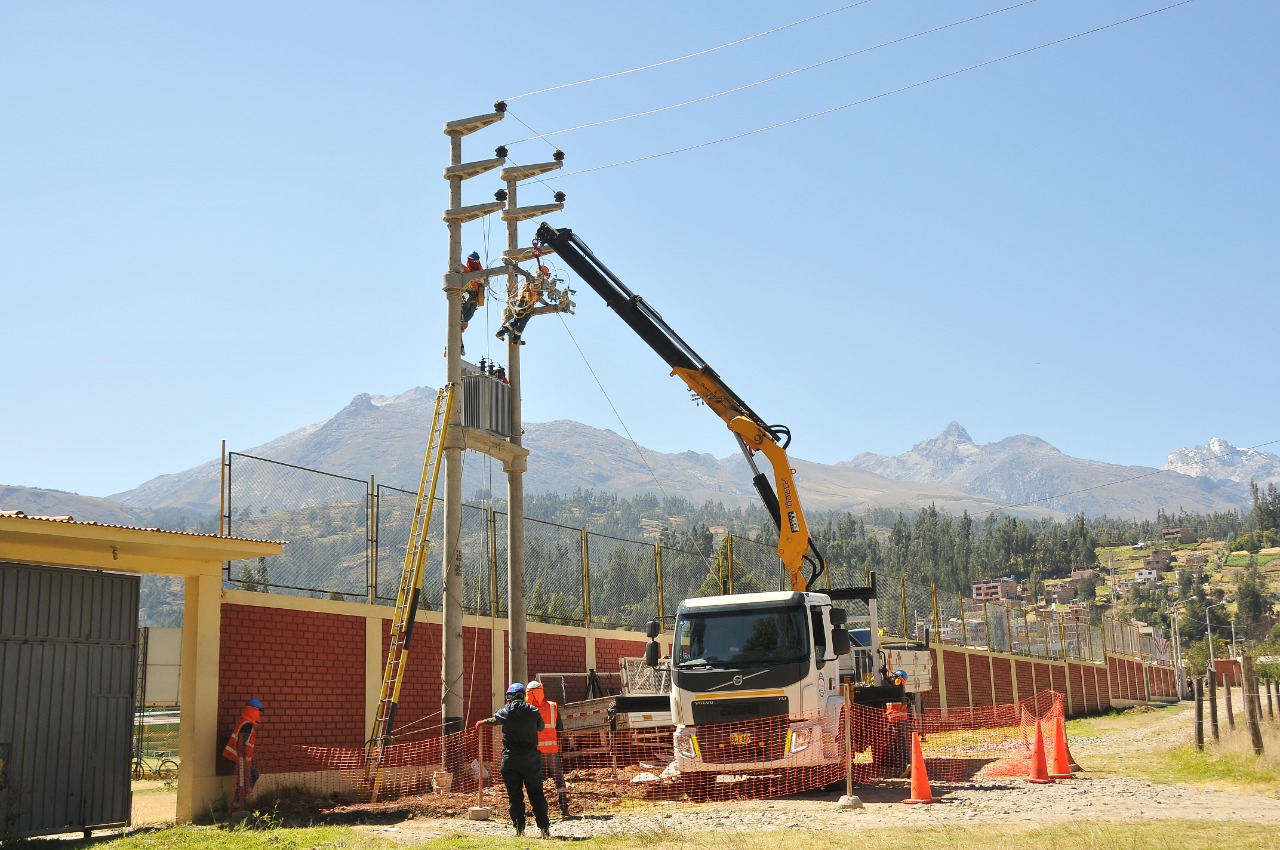 Huaraz: Hidrandina implementa suministro eléctrico para campamento temporal por covid-19