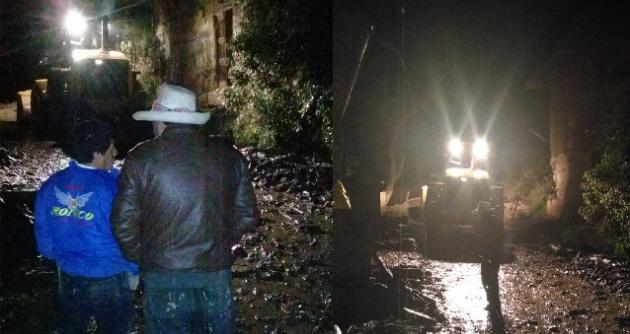 Áncash: Huaico arrasó un puente y afectó 20 viviendas y 150 metros de carretera en la provincia de Pomabamba 