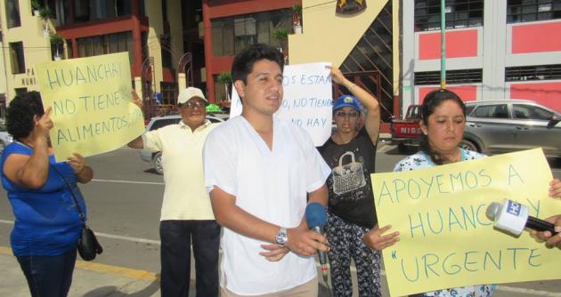 Personal de salud de Huanchay pide alimentos para población afectada por huaicos
