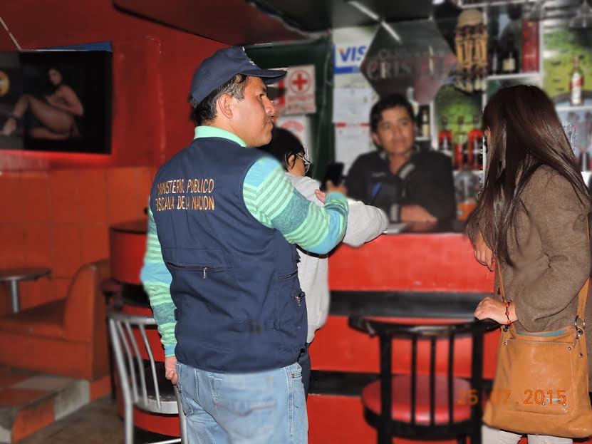 Huaraz: Fiscalía realizó operativo en bares y discotecas del centro de la ciudad