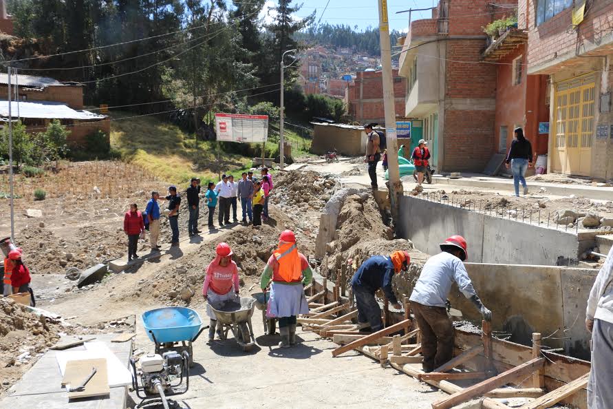 Independencia: municipio continúa ejecutando obras en convenio con “Trabaja Perú”
