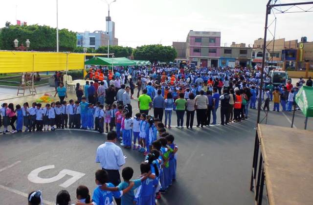 Huarmey: Con activa participación de autoridades y población se realizó simulacro de sismo
