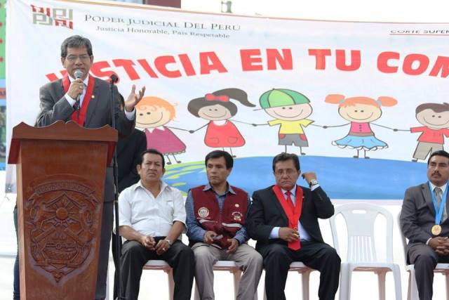 Corte del Santa llevó "Justicia en tu comunidad" a Huarmey 