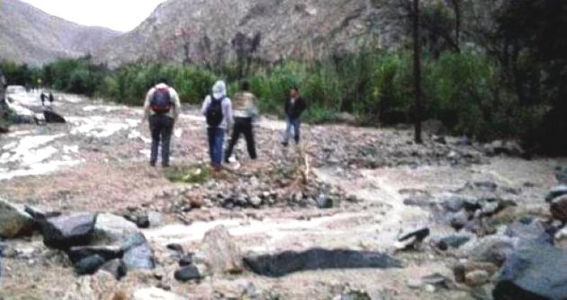 Áncash: tramo de la carretera Casma- Huaraz fue destruido por huayco