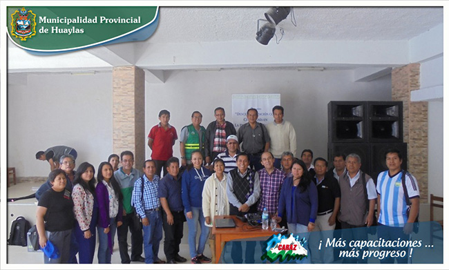 Autoridades de municipio de Huaylas participaron en importante taller