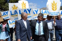 Humberto Lay realiza visita proselitista en los pueblos del Callejón de Huaylas