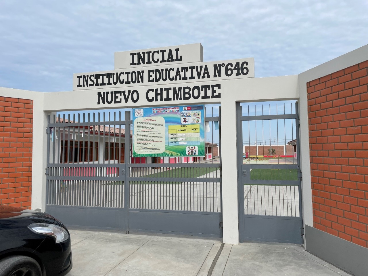 Contraloría alerta riesgos en recepción de obra en colegio de Nuevo Chimbote por S/ 2.2 millones