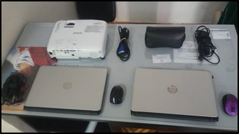 Policía de Huaraz recuperó equipos informáticos de colegio El Pinar de Huánchac