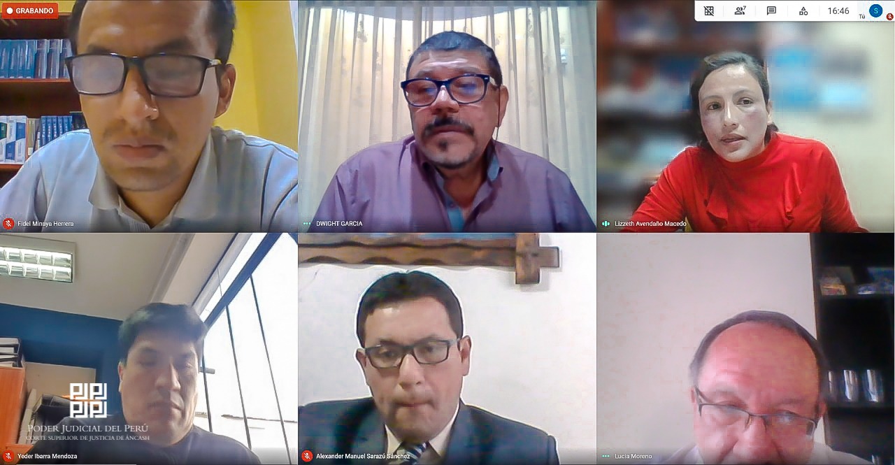 Presidente de Corte de Áncash se reunió con fiscales penales