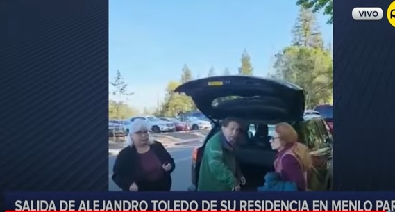 Alejandro Toledo se dirige a Tribunal de San José para ser extraditado por orden Juez de EE.UU.