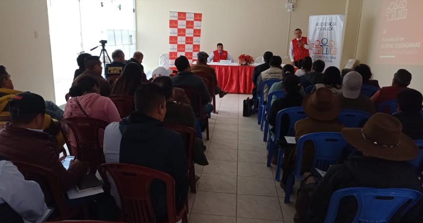 Contraloría inicia programación de audiencias públicas en 20 provincias de Áncash