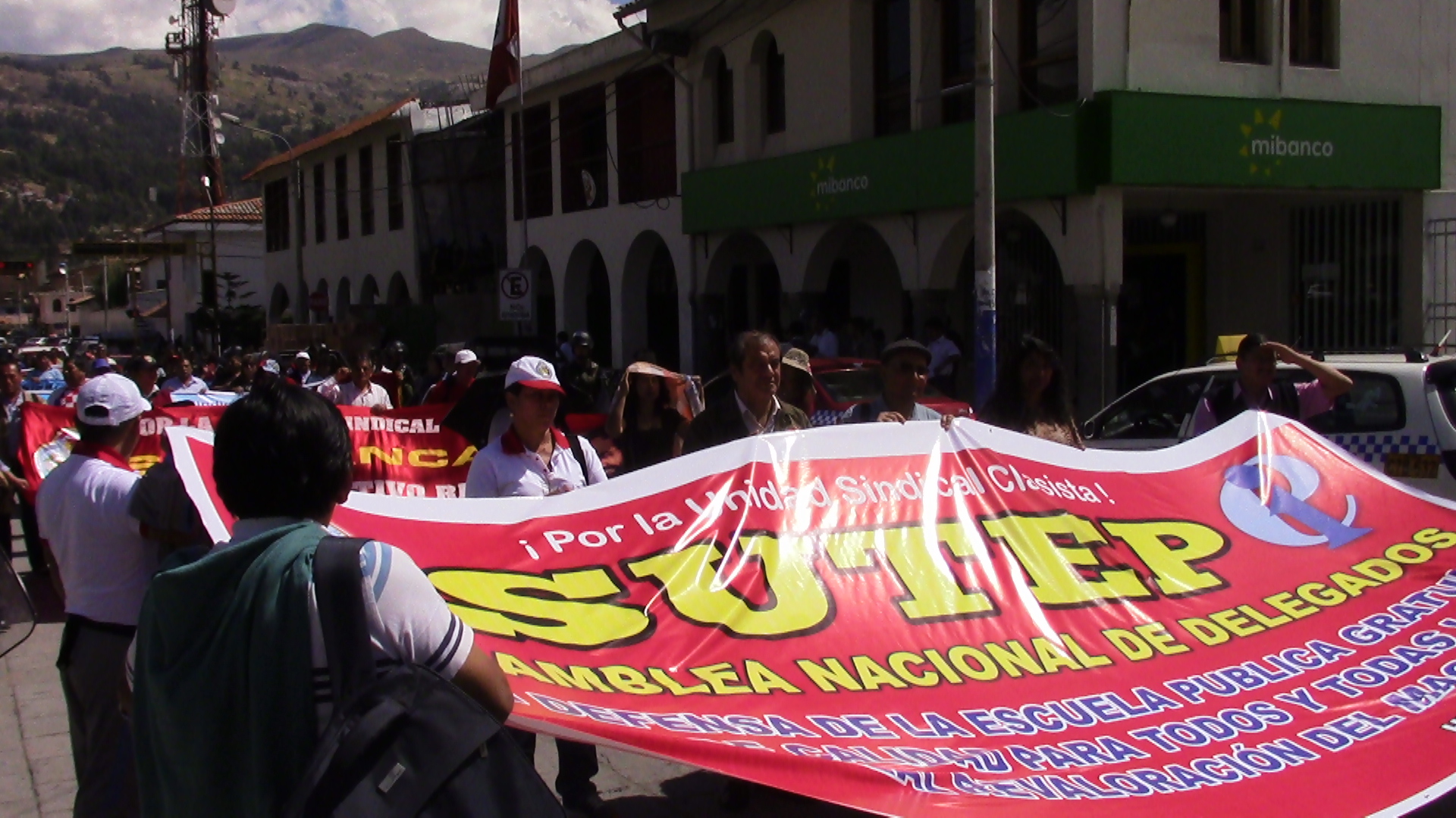 Delegados del Sutep de diferentes regiones arribaron a Huaraz para asamblea nacional