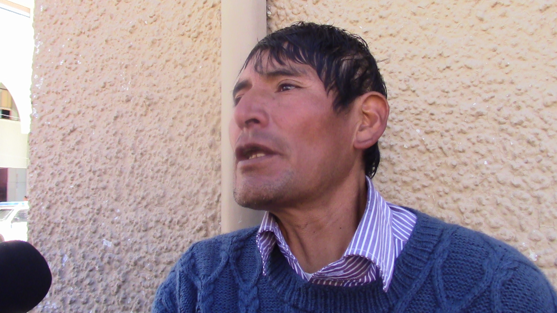 Poblador de Aco pide a alcalde de Olleros el funcionamiento de obra de agua potable