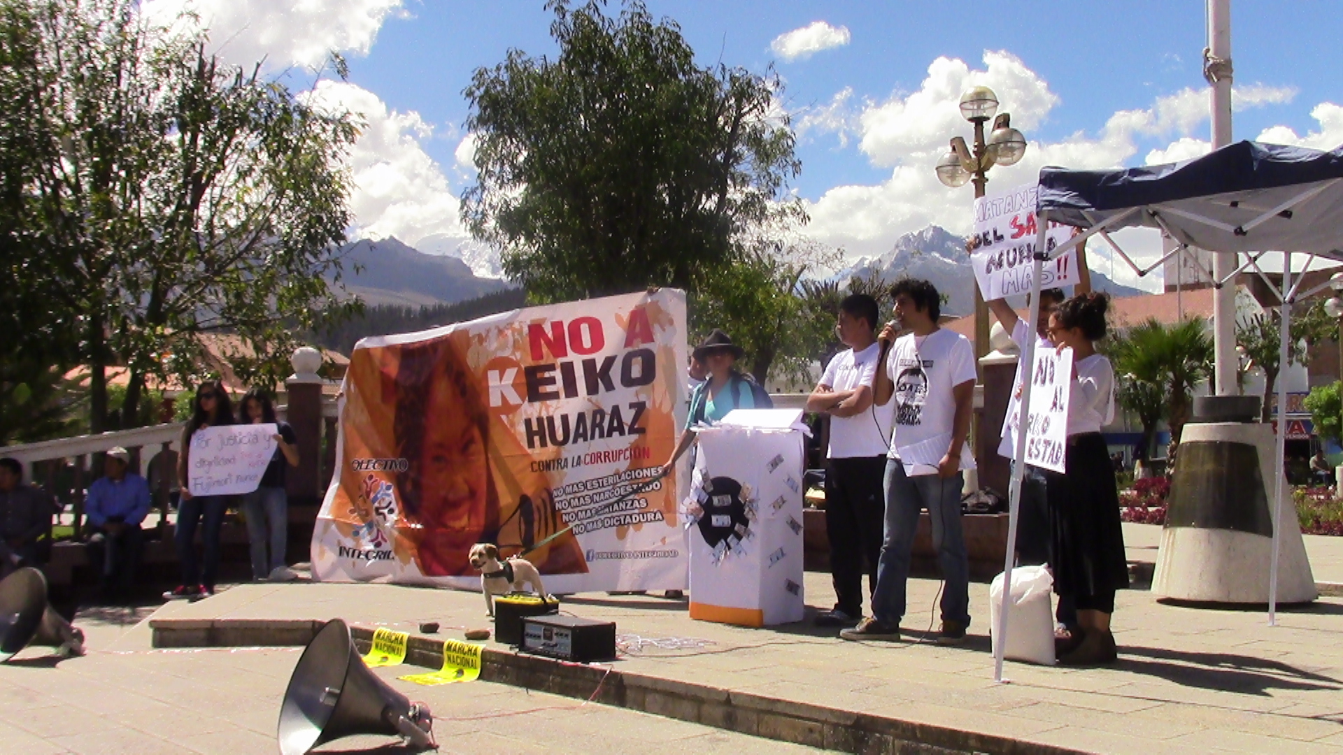 Colectivo Integridad de Huaraz anuncian marcha contra keiko Fujimori