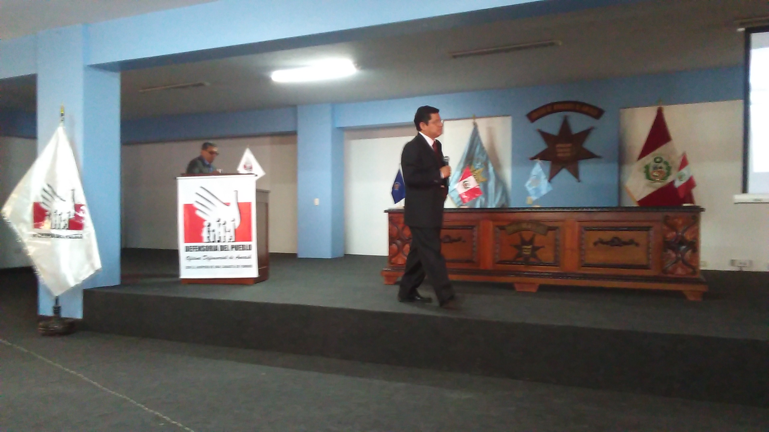 Defensor del Pueblo Eduardo Vega ofreció en Huaraz conferencia magistral sobre corrupción