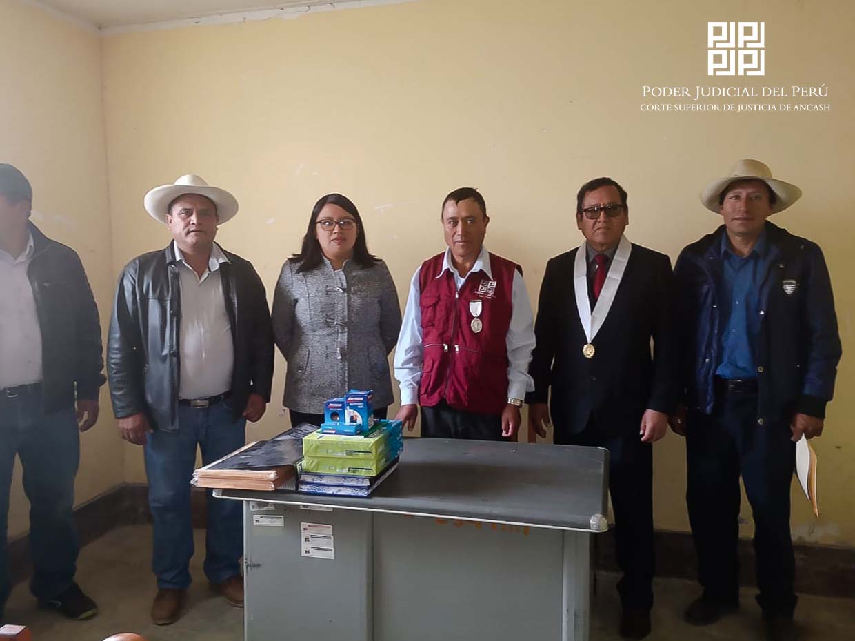 Sihuas: instalan Juzgados de Paz en centro poblado de Chinchobamba