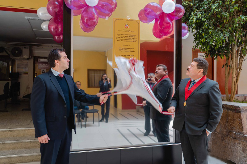 Corte de Justicia de Áncash inauguró obras de remodelación y acondicionamiento de sede judicial