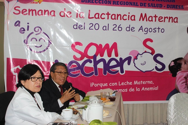 Huaraz: Dirección Regional de Salud inauguró su lactario institucional