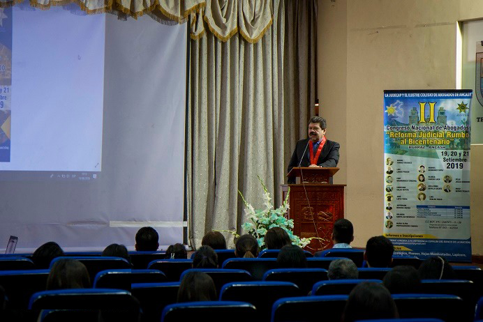 Huaraz: inauguran el II Congreso Nacional de Abogados
