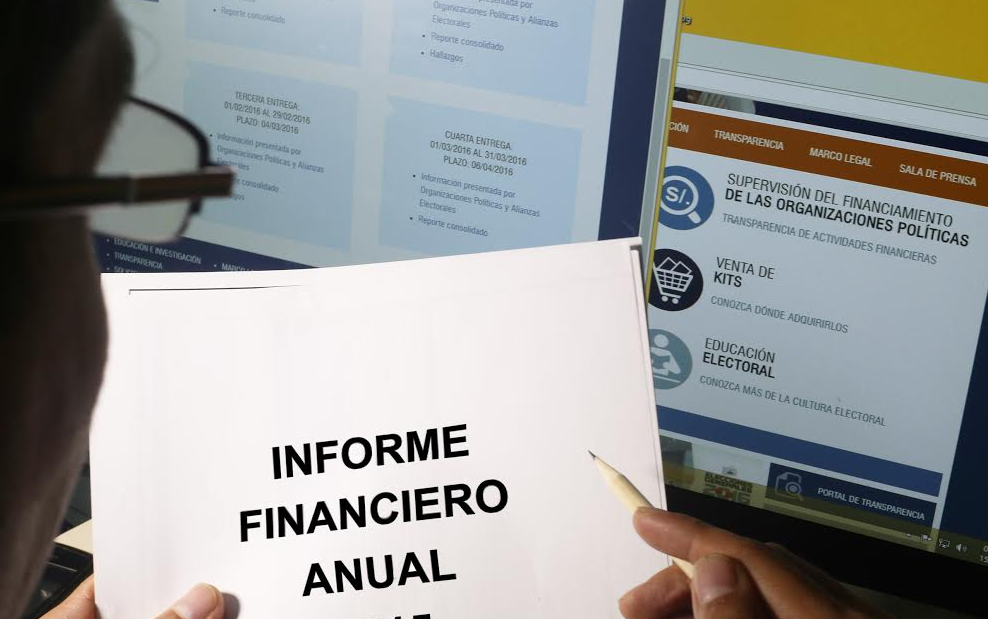 El 30 de junio vence plazo para que partidos políticos entreguen información financiera   