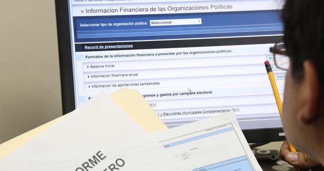 Ancash: tres organizaciones políticas aún no presentan Información Financiera Semestral a la ONPE