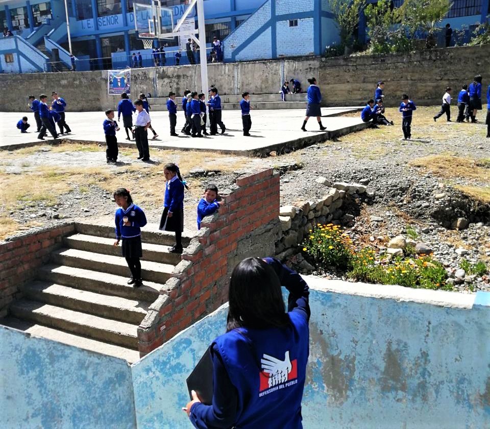 Áncash: Defensoría del Pueblo supervisa inicio del año escolar 2018 en Huaraz