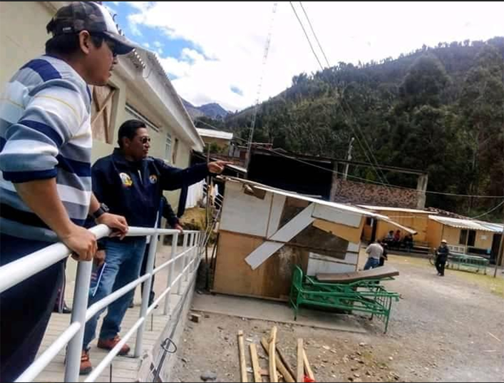 Áncash: Diresa fiscaliza trabajos de mantenimiento en centros de salud de la región