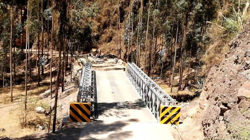 Áncash: instalaron 14 puentes modulares en varias provincias de esta región