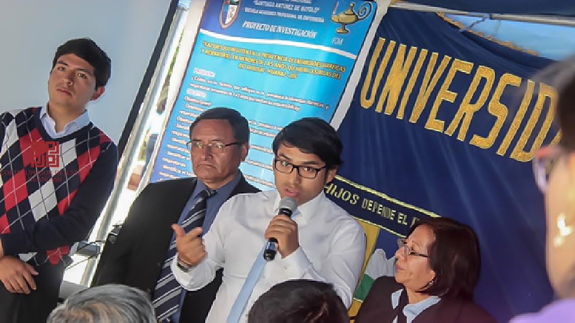 Huaraz: miembro de Servicios Judiciales de Corte de Áncash presentó investigación sobre menores en abandono