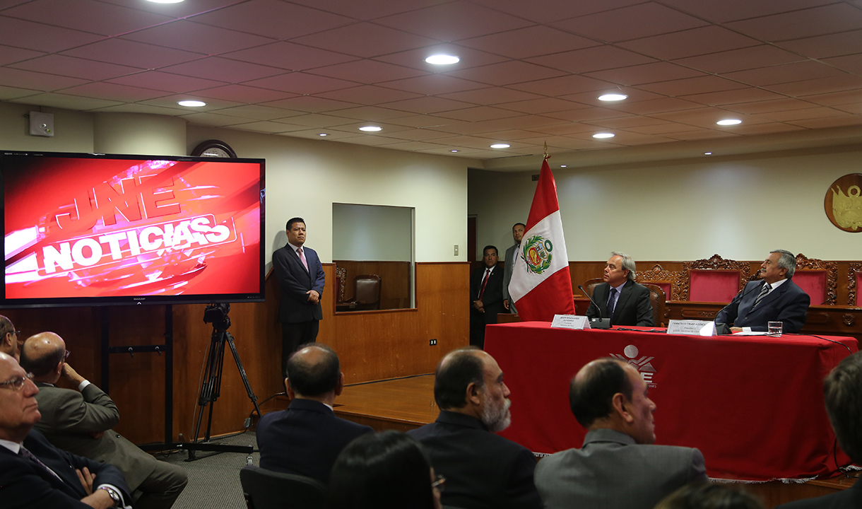 JNE difundirá temas de orientación electoral en canal de Movistar TV 