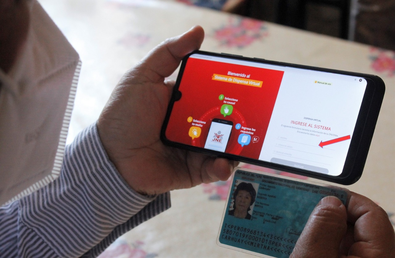 Trámite de dispensa electoral  en el JNE solo será virtual