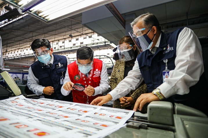 ONPE inicia impresión de las cédulas de sufragio para segunda vuelta electoral  