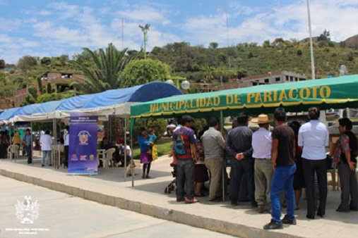 Pariacoto: realizan jornada cívica y campaña médica a favor de la población