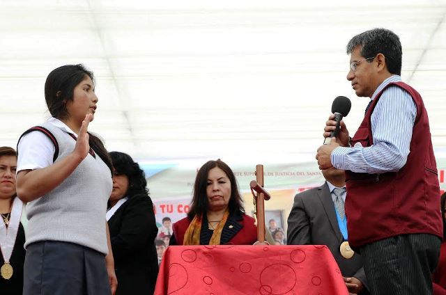  Huarmey: Juramentan a jueces de Paz Escolar para promover cultura de paz