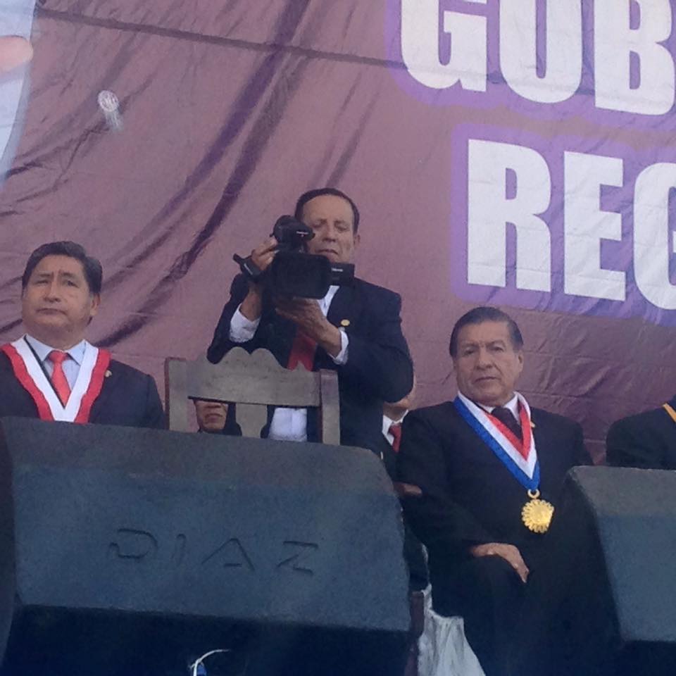 Disponen embanderamiento y pintado de fachadas de la ciudad de Huaraz por su aniversario