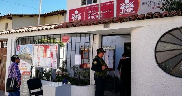 Jurado Electoral Especial de Huaraz declara inadmisible 19 listas al Congreso y cuatro admitidas en Áncash