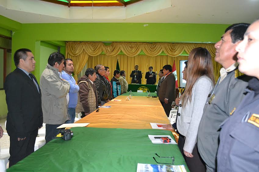 Pallasca: juramentaron miembros del Comité Provincial de Seguridad Ciudadana