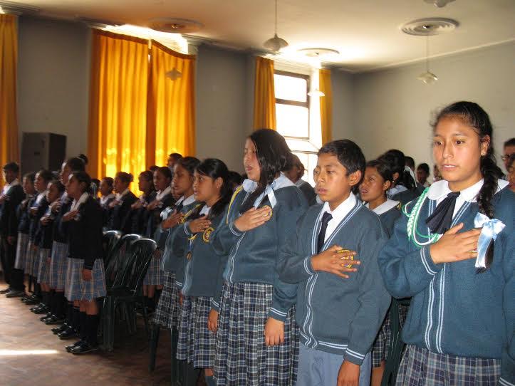 Juramentan 160 fiscales escolares en Carhuaz