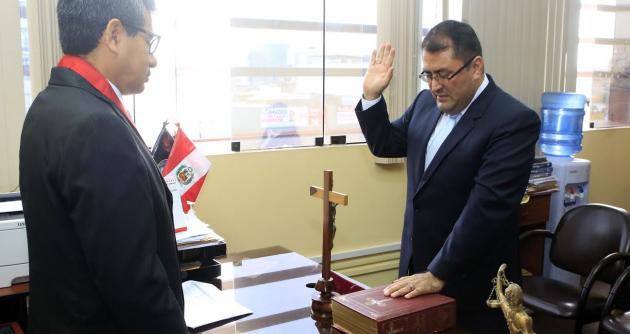 Chimbote: Juramentó nuevo juez titular de Quinto Juzgado Laboral de la Corte del Santa
