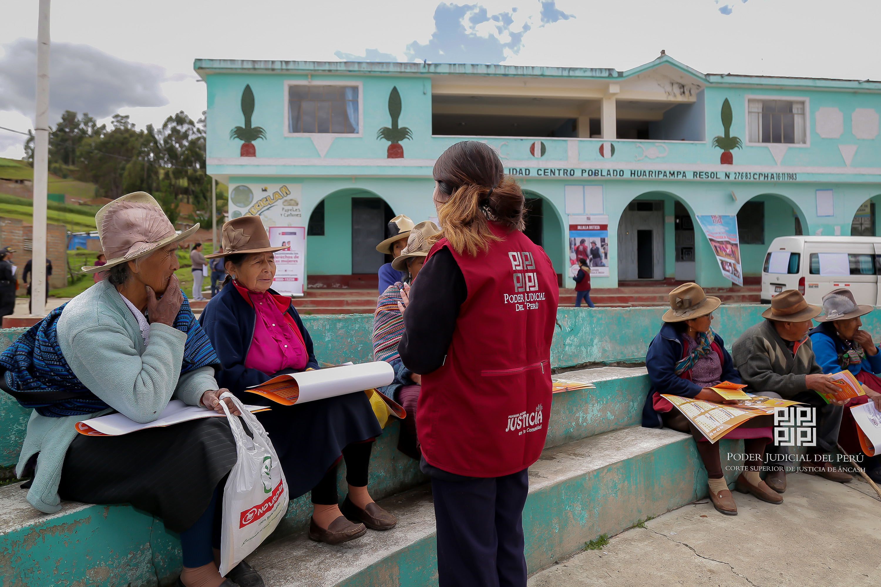 “Justicia  en tu comunidad” de la Corte de Áncash realizó actividad de itinerancia en Huaripampa