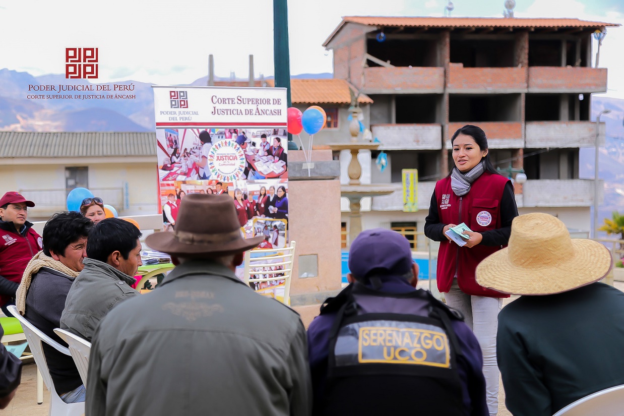 Huari: “Justicia en tu Comunidad” realizó jornada de itinerancia en el distrito de Uco