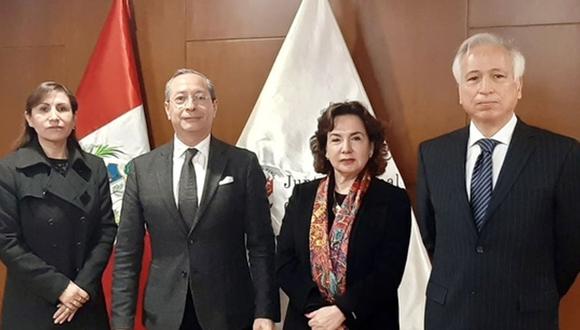 Presidente de la JNJ se reunió con titulares del Poder Judicial y Ministerio Público 