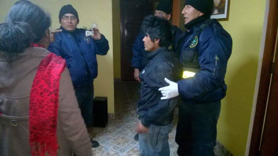 Atrapan a presunto ladrón en el interior de un hotel huaracino