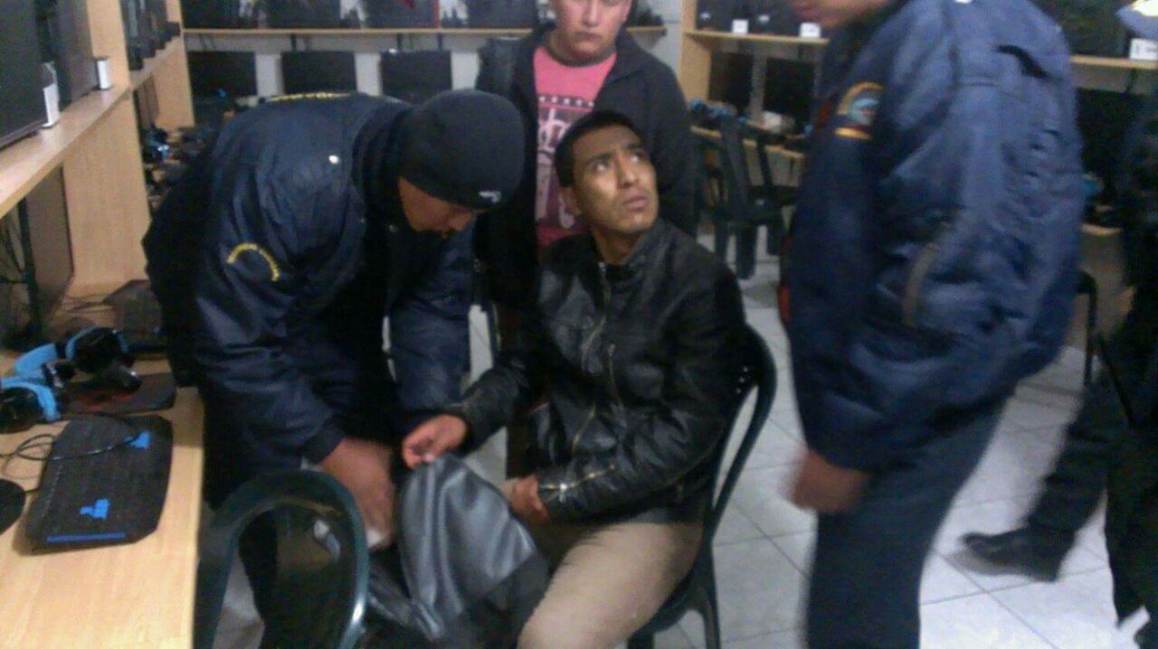 Huaraz: serenos de Independencia atrapan a delincuente que iba a robar en cabina de internet