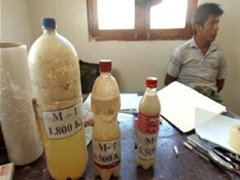 Huaraz: capturan a dos sujetos con látex de opio valorizado en más de S/. 37 mil