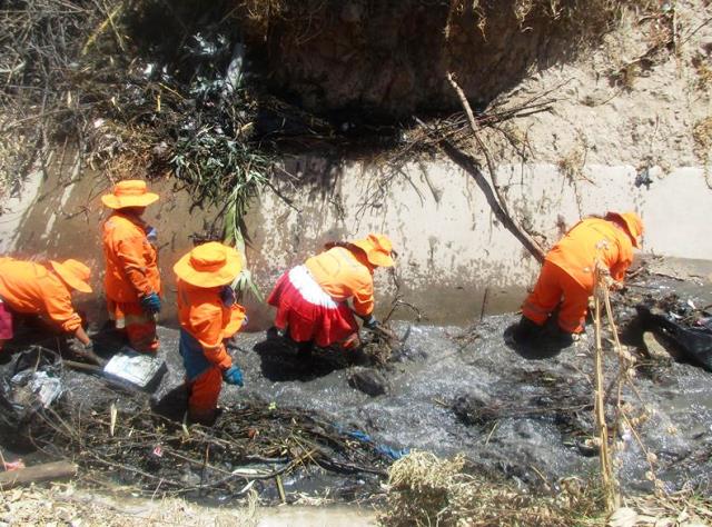  Yungay: recogen casi 3 toneladas de residuos sólidos en quebrada “Santa Rosa”