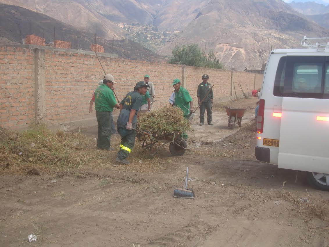  Caraz: Municipalidad realizó limpieza de trocha en Cullashpampa y Yuracoto
