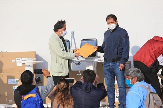 Llegan ocho ventiladores mecánicos para afrontar la pandemia del covid-19 en Áncash